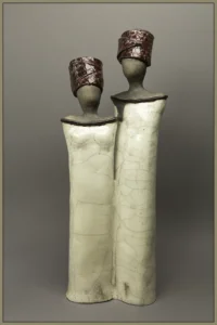 Beeldgroep bestaand uit twee figuren