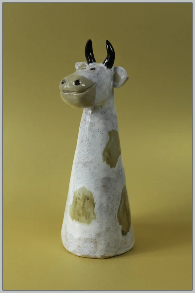 Sculptuur koe