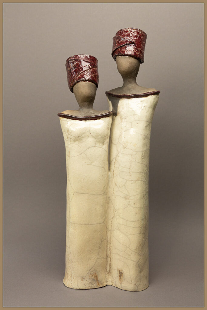 Beeldgroep bestaand uit twee figuren