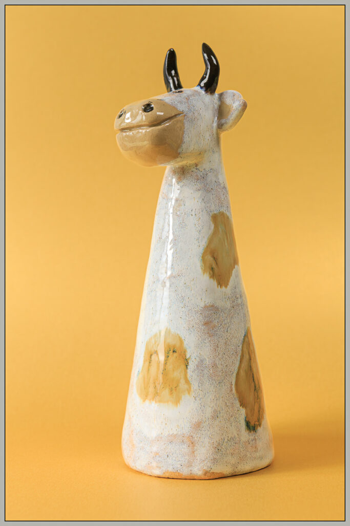 Sculptuur koe
